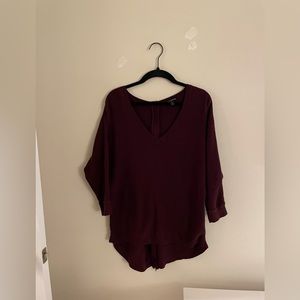 Maroon Sweater Express Size Medium
